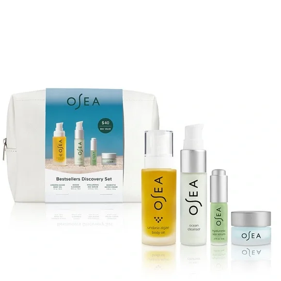 OSEA White Skincare Cleanser & Exfoliant Set - Picture 3 of 5